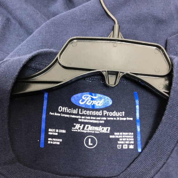 Ford Mustang Las Vegas Men's Crewneck T-shirt, Sz L - Picture 4 of 4